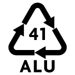 aluminium recycling symbol